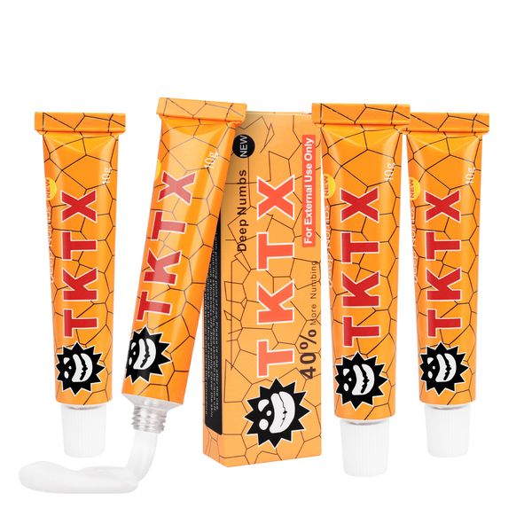 

beauty items 10g 5pcs 40% lidocaines cream skin numbing cal anesthetics for tattoo yellow