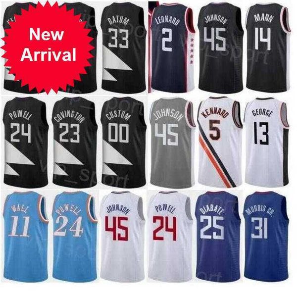 

mens womens youth la''clippers''custom 40 ivica zubac 7 amir''coffey 5 luke kennard 8 marcus morris sr. 14 ter, Black;red