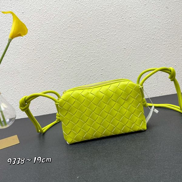 

7a designer mini handbag ladies mini loop camera bag woven calf leather fashion shoulder bags luxury woven crossbody bag new 2023