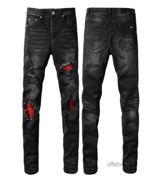 

man amirly new pants arrivals mens luxury clothing designer denim jeans biker holes trousers jean coolguy 88616192716, Blue