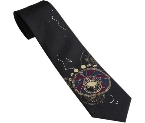 

neck ties unique creative printing cool funny party constellation as a gift8718261, Blue;purple
