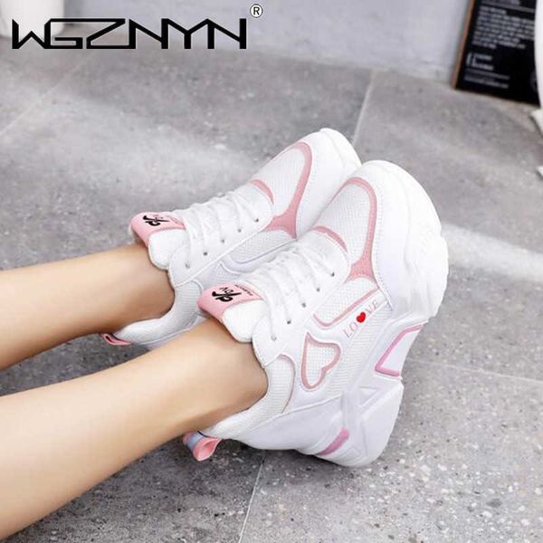 

dress shoes women platform sneakers tenis feminino chunky woman casual dad shoes basket female fashion sport mesh lace up shoes, Black
