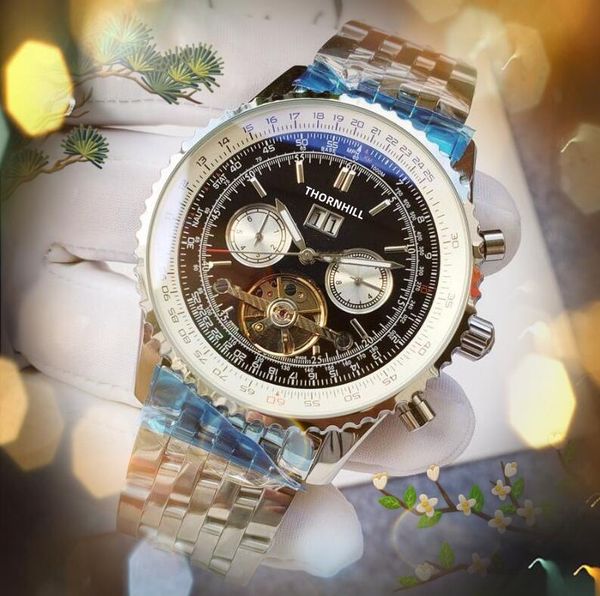 

5a quality mens automatic mechanical watch 47mm 904l stainless silver blue black color sapphire glass lens super wristwatches montre luxe, Slivery;golden