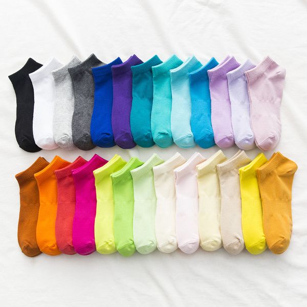 

men's socks cotton sock short designer for woman fashion colors ., Black