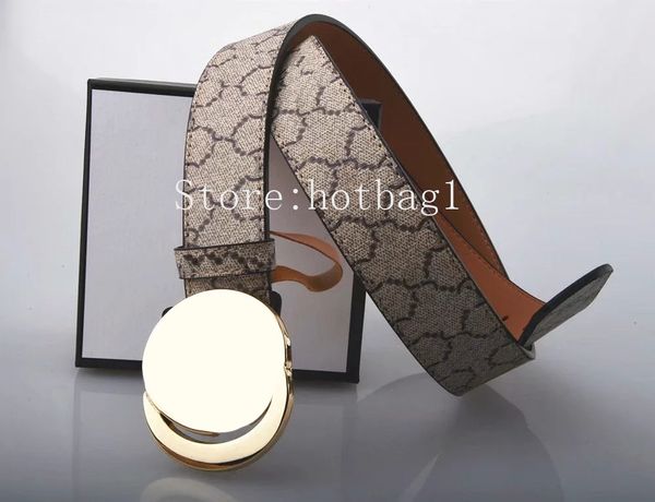 

designer belts women man classic casual leather black brown belt width 3.8cm