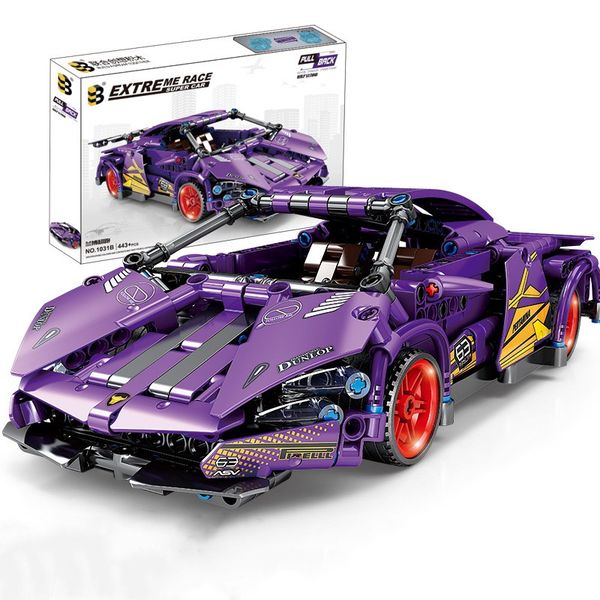 

super car micro blocks toy 1:8 model car kit toys children's educational toys blocks suitable for young adults and vehicle enthusiasts