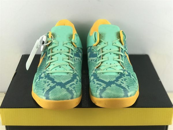 

8s basketball shoes green glow laser orange outdoor men sneakers with original box