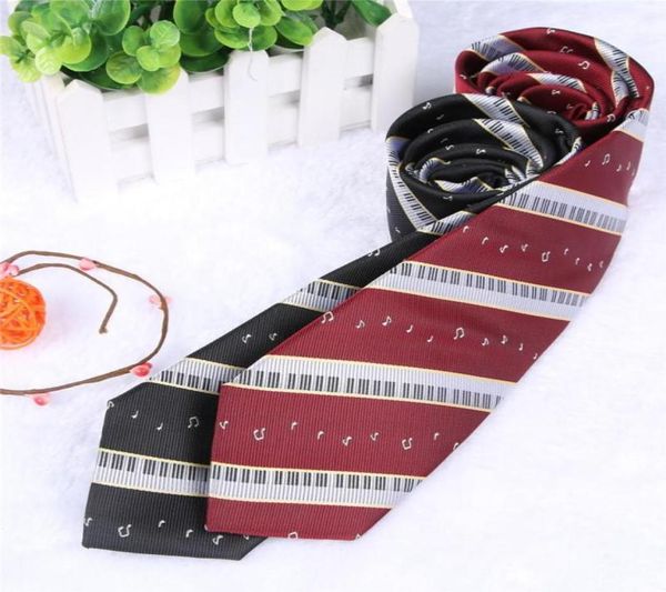 

neck ties music note embroidery pinao keyboard british japanese school girls boys jk uniform tie students necktie cosplay 2 colo4279260, Blue;purple