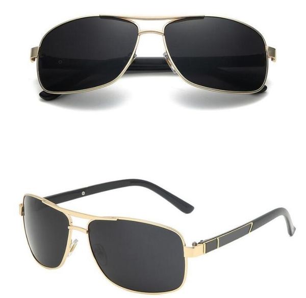 

gu0141 piece fashion sunglasses glasses sunglasses designer men's ladies brown case black metal frame dark lens, White;black