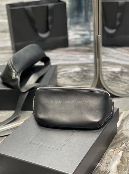 

2023 new shopping bag black leather fanny pack chest bag classic iconic logo wear-resistant caviar cowhide coin handbag 5 quality