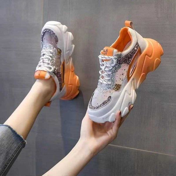 

dress shoes platform sneakers women casual shoes fashion thick bottom ladies trainers basket femme chunky sneakers female shoes zapatillas, Black