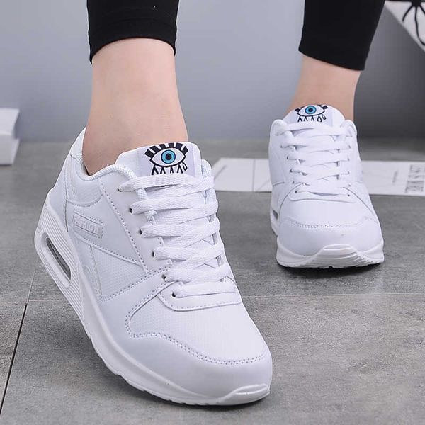 

dress shoes miaoguan new fashion women casual shoes leather platform shoes women sneakers ladies white trainers light weight chaussure femme, Black