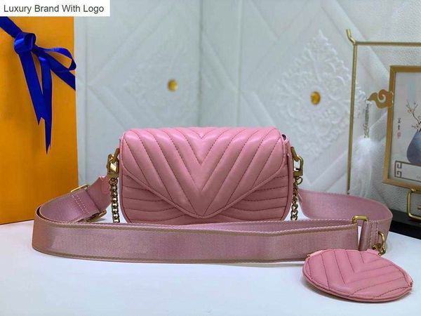 

l bag handbags classic designer women's bag brand luxury shoulder multi color fashion letters portable bag iezz, Black