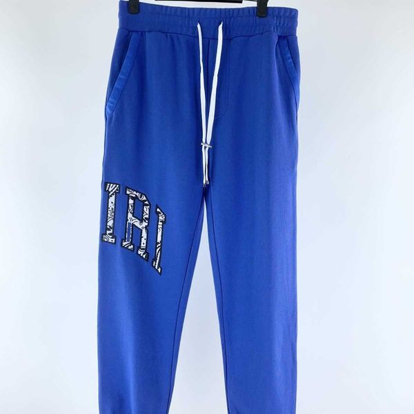 

pants ammri fashion versatile loose zipper embroidered black casual brand designer niche ins celebrity leisure jdv4 yccv