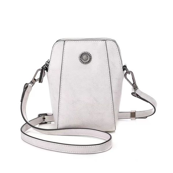 

evening bags leather women s mobile phone single shoulder messenger purse fashion all match oil wax cowhide casual crossbody small 230307