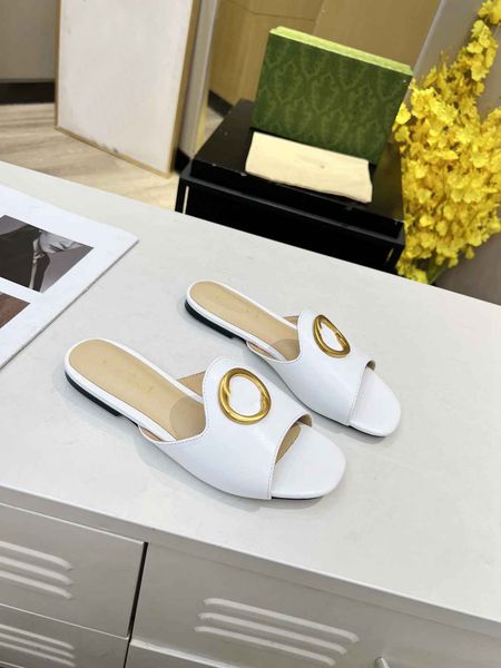 

new designer shoes summer women's slippers sandals women's luxury leather slippers flat shoes or sandals party wedding shoes k552, Black