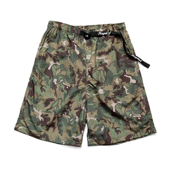 

men's shorts kapital 22ss summer quick drying camouflage japanese style loose fashion men and women casual 230307, White;black
