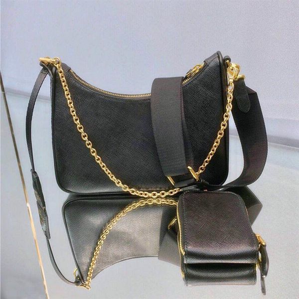 

fashion genuine leather handbag hobo crossbody bag shoulder bag for women bags lady chains handbags leather hobo chain purse messe284p