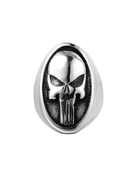 

2021 style skeleton skull rings for women minimalist jewelry party gift punk gothic gold color stainless steel wedding band5537588, Silver