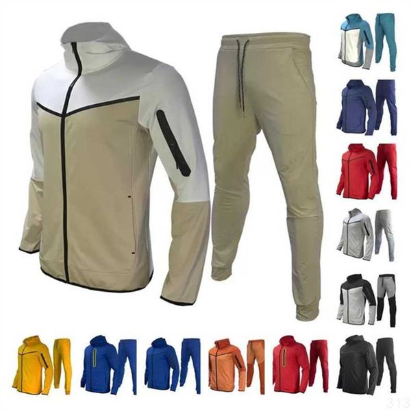 

mens designer tracksuits sportswear trousers short-sleeved breathable t-shirt casual wear men's basketball homme hoodies&pants two piec, Gray