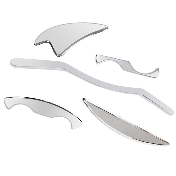 

other massage items 5pcsset stainless steel iastm therapy tools tissue fascia recovery muscle mssager guasha scraping gua sha tool 230308