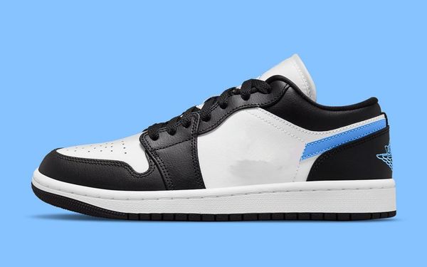 

new release basketball shoes jupmman 1s low unveiled in black and university blue wmns outdoor sneakers with original box size us6-us13 avai