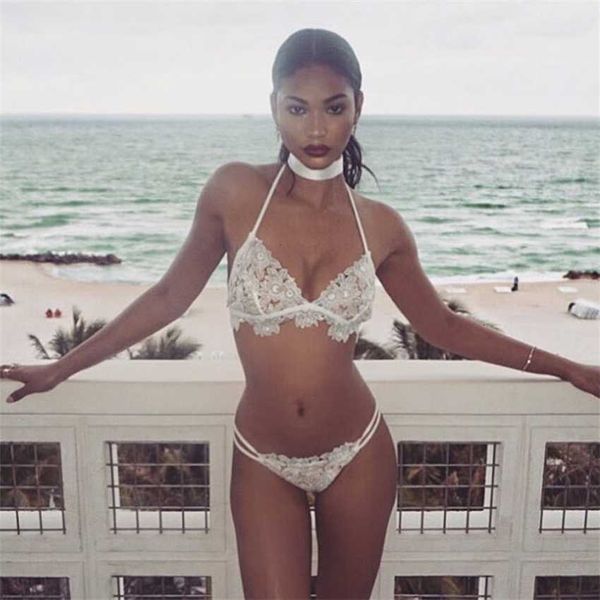 

2023 new fashion split bikini swimsuit, White;black
