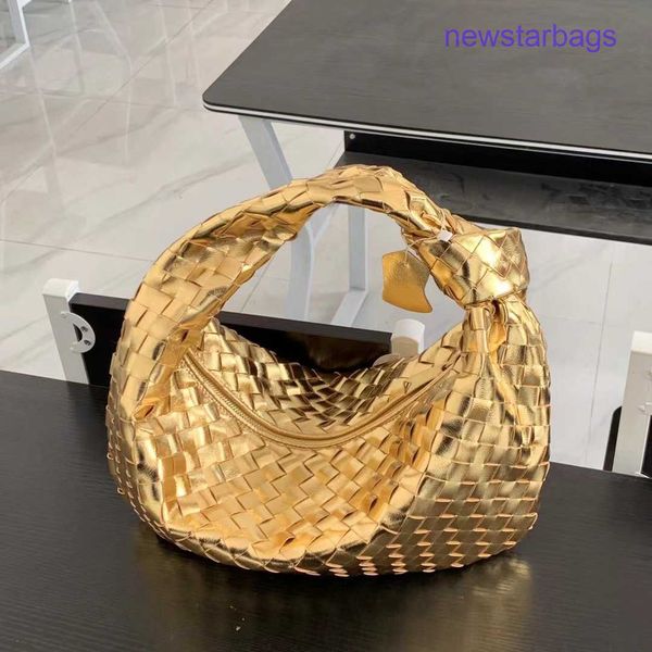 

original edition bottegs venets point bags online shop 2023 new soft cowhide woven armpit bag fashionable plaid hand knotted cowhorn pleated