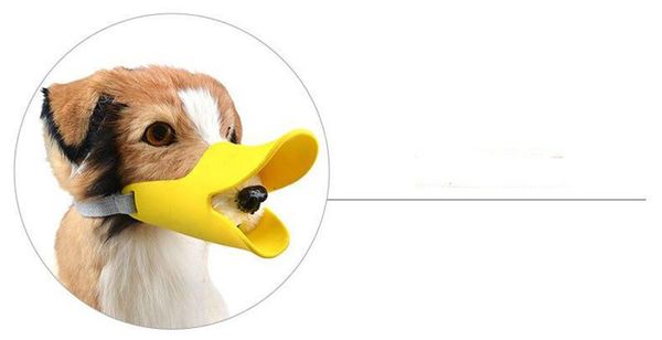 

D22 brand new colorful Adjustable Silicone dog Muzzle Prevent dog barking Size S for  dogs