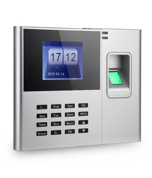 

recognition system biometric fingerprint password attendance machine employee checking in recorder 2 8 inch lcd screen dc 5v time 3864277