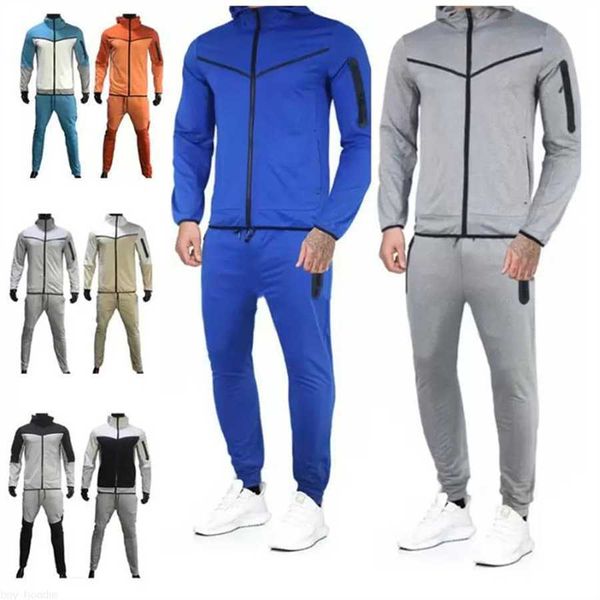 

2022 winte designer tracksuits mens luxury sweat suits hoodies street leisure hooded men jogger classic womens jacket & pants tracksuit hip, Gray