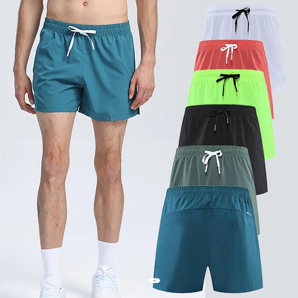 

men's shorts yoga stretch quickdrying sports running summer thin breathable pants with a variety of colors 230307, White;black