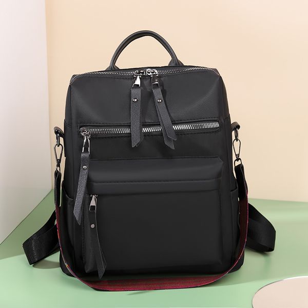 

women men backpack style genuine leather fashion casual bags small girl schoolbag business lapbackpack charging bagpack rucksack sport&outdo