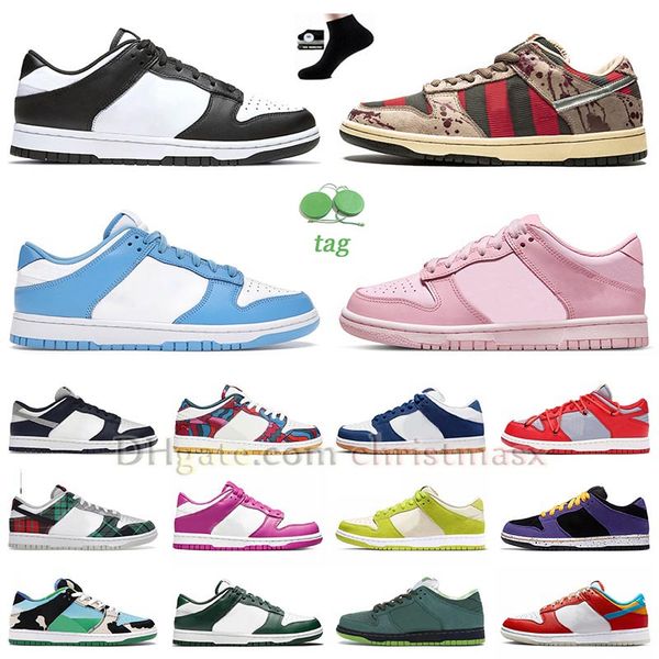 

panda low running shoes mens womens dunky triple pink freddy krueger midnight navy tartan plaid orange purple lobster chunky michigan syracu