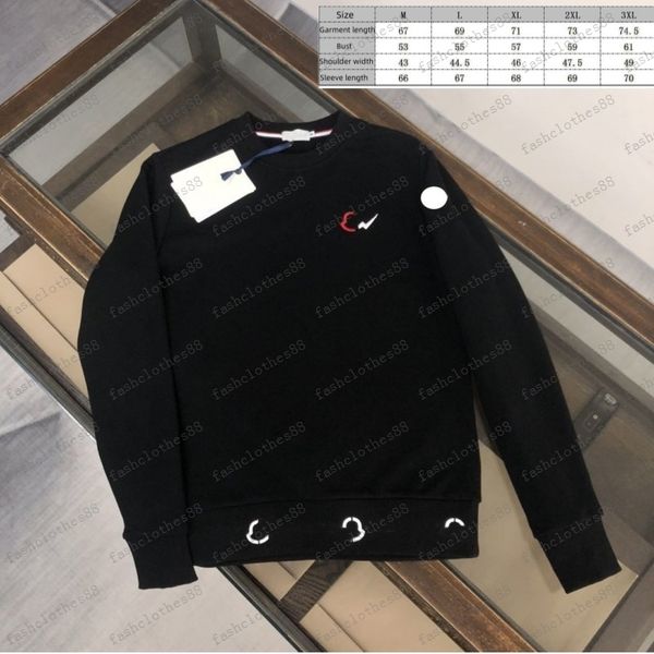 

hoodies mens sweatshirts designer sweater long sleeve tshirt men women sweatshirt embroidered hoodie pullover jacket pb1e, Black