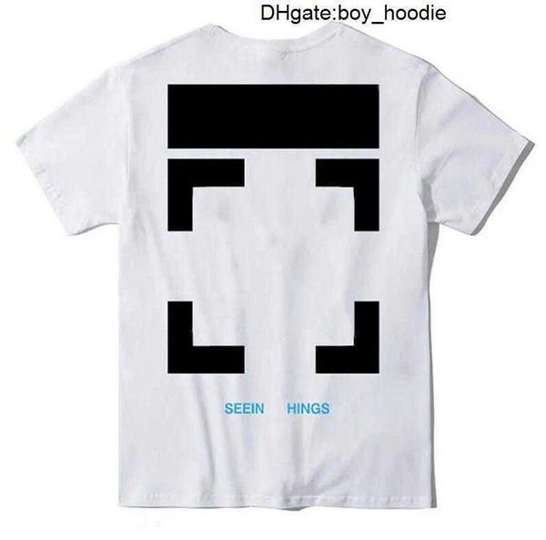

new style fashion sports tshirt summer designer offs white t shirts luxury cotton loose t-shirts casual short 5ow6, White;black