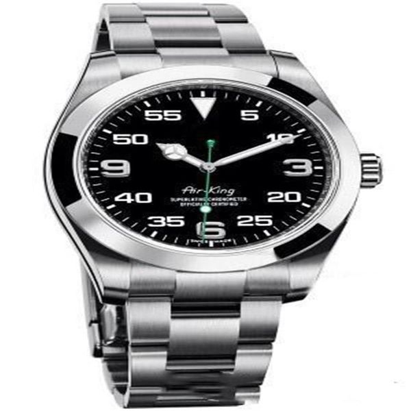 

luxury watch airking series 40mm sapphire mirror master 116900 automatic mechanical movement 316l stainless steel wat254y, Slivery;brown