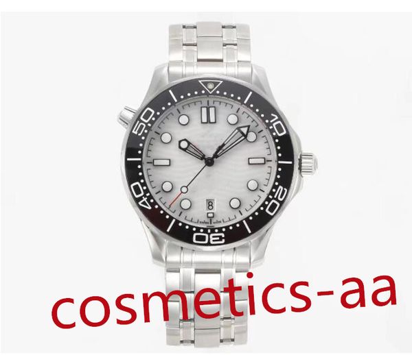 

luxury watch men automatic movement cal.8800 movement chronograph 42mm ceramics bezel series 210.30.42.20.01.001 watch men super-luminova lu, Slivery;brown