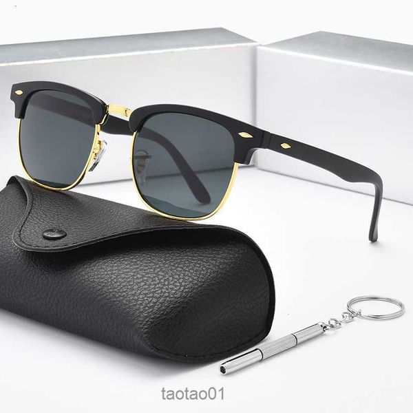 

luxury sunglasses frame horned semi-rimless retro eyewear, White;black