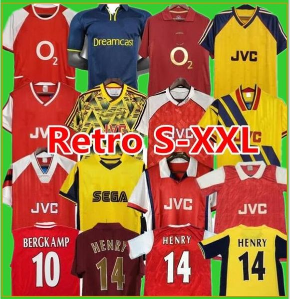 

86 87 89 wright arsenal retro soccer jerseys 96 97 galla 02 03 05 06 98 99 highbury home football shirt pires henry reyes bergkamp 94 95 ada, Black;yellow