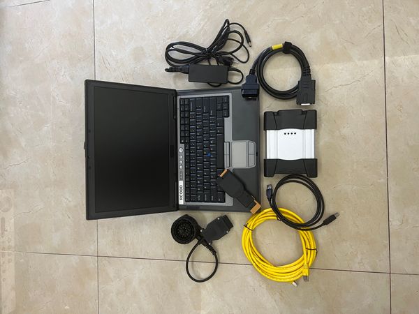 

for bmw icom next auto diagnosis tools with d630 4g used lap1tb hdd ssd v01.2023 software ready to use