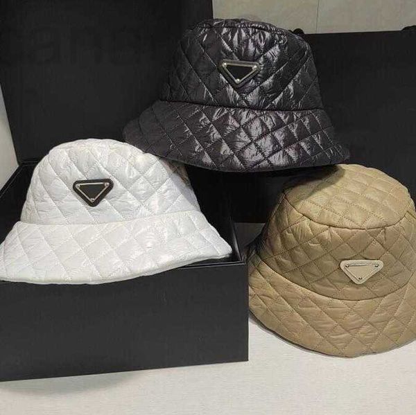 

designer women triangle printed bucket hats autumn winter sports hat fluffy velvet fedoras outdoor foldable fisherman windproof cap 0r71, Blue;gray