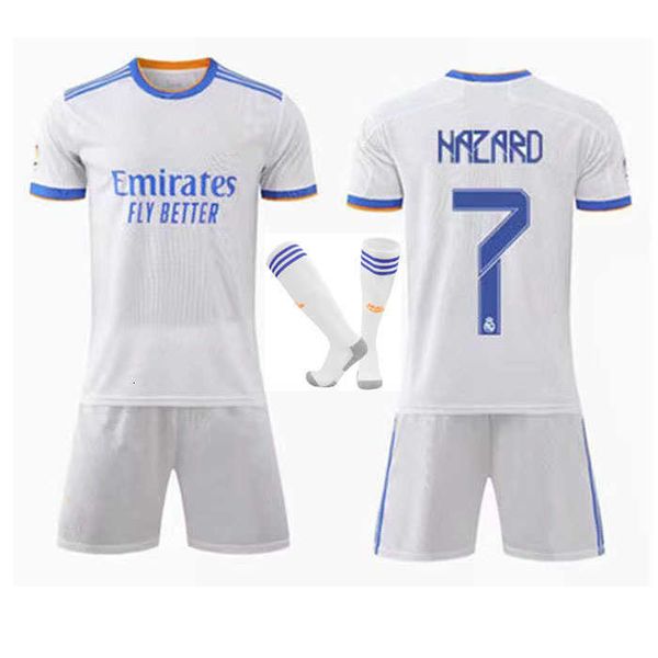 

real ma1id jersey home and guest no. 9 benzema no. 10 mo1ic chil1en's football shirt chil1en's set