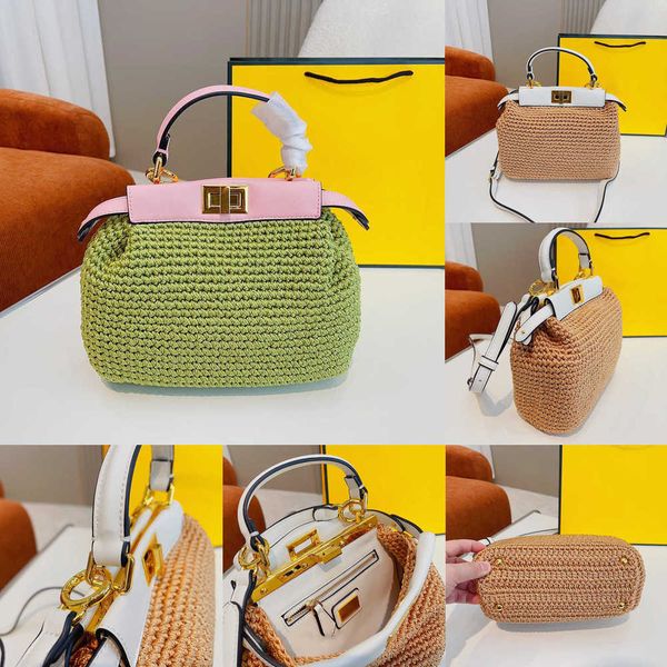 

straw bags designer women bag beach handbags lady shoulder bags trend shopping messenger purse fashion bag handbag 230130