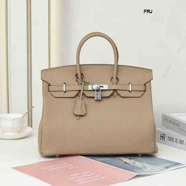 

birkins designer bags handbags h home 2023 new super large 35 silver button platinum bag female togo real leather ly tqxb have frj
