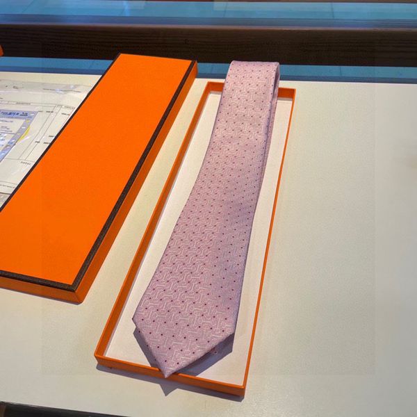 

neck ties fashion designer for men necktie plaid letter h stripes luxury business leisure silk tie cravat with box, Blue;purple
