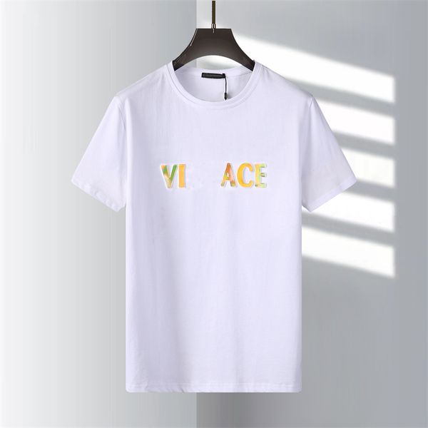 

2023 summer men's t-shirt women's designer loose t-shirt fashion brand men's polo casual shirt luxury clothing street shorts, White;black