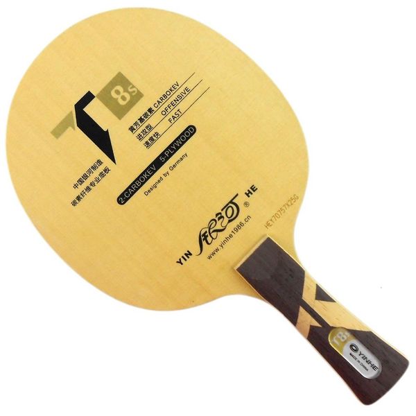 

table tennis raquets genuine yinhe galaxy t8s t 8s blade t8s 5wood 2 carbokev ping pong racket base raquete de 230307