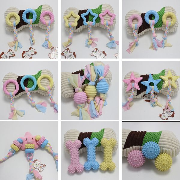 

Pet supplies TPR material bite-resistant, large, medium and small dogs and dogs cloth boredom toys.