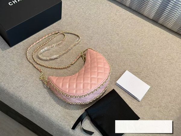 

7a designer bags womens loop hobo 23p genuine leather shoulder bags gold chain handbag the tote bag zipper crossbody bags evening bag handba